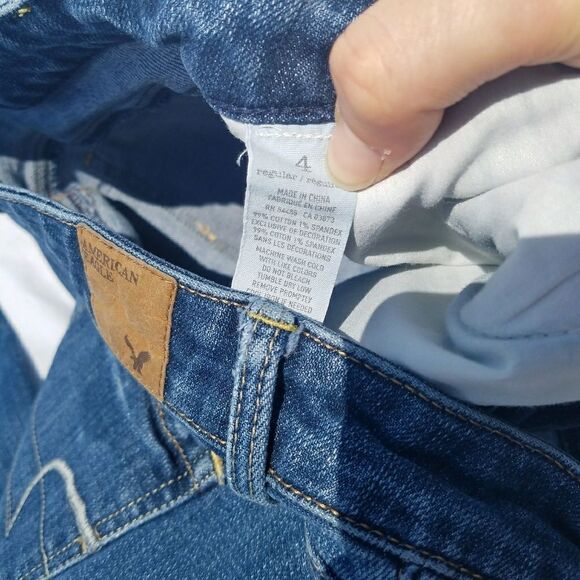 American Eagle skinny jeans 4 medium wash - Picture 5 of 5